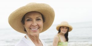 middle-aged woman and younger woman